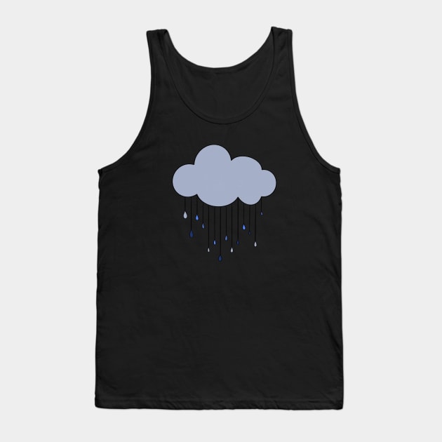 Cloud Mobile - Rainy Day Tank Top by SRSigs